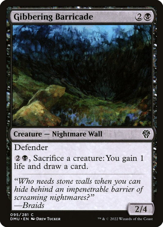 Gibbering Barricade front
