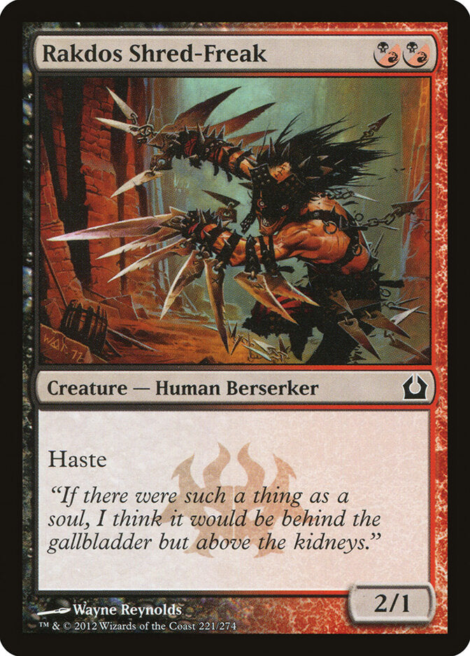 Rakdos Shred-Freak front