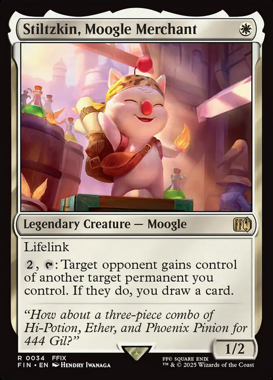 Stiltzkin, Moogle Merchant front