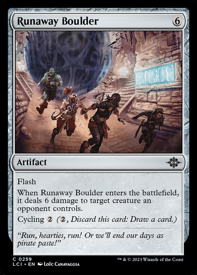 Runaway Boulder front
