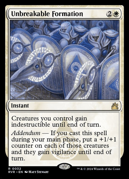 Unbreakable Formation front
