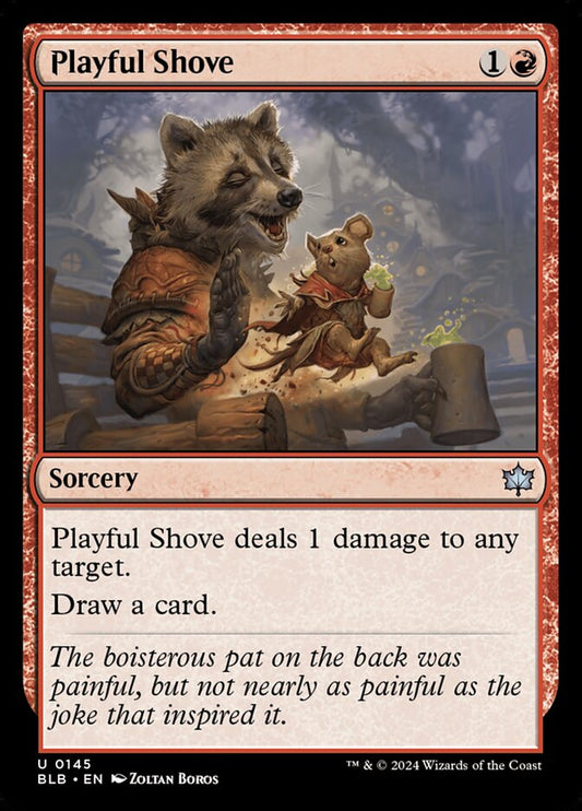 Playful Shove front