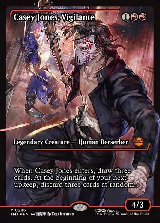 Casey Jones, Vigilante front