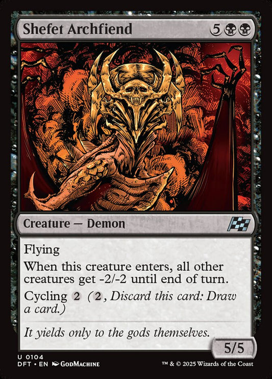 Shefet Archfiend front