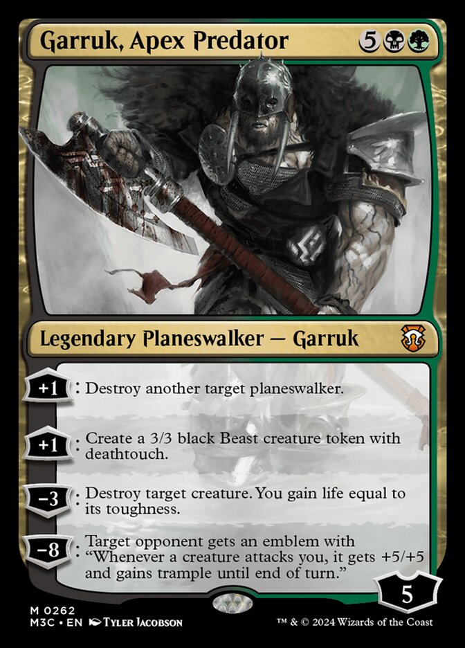 Garruk, Apex Predator front