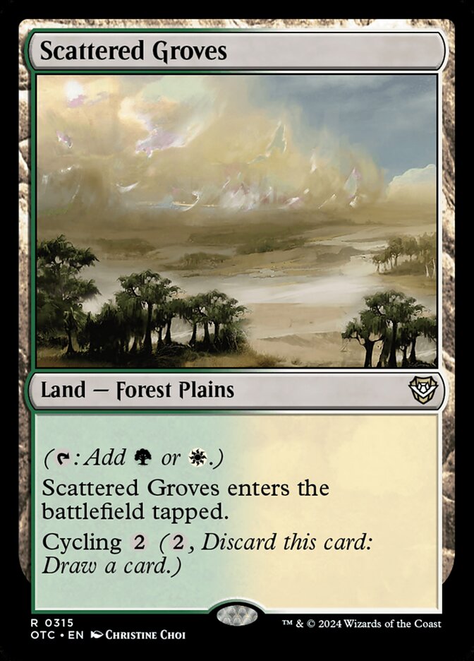 Scattered Groves front