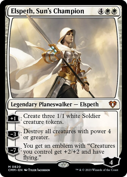 Elspeth, Sun's Champion front