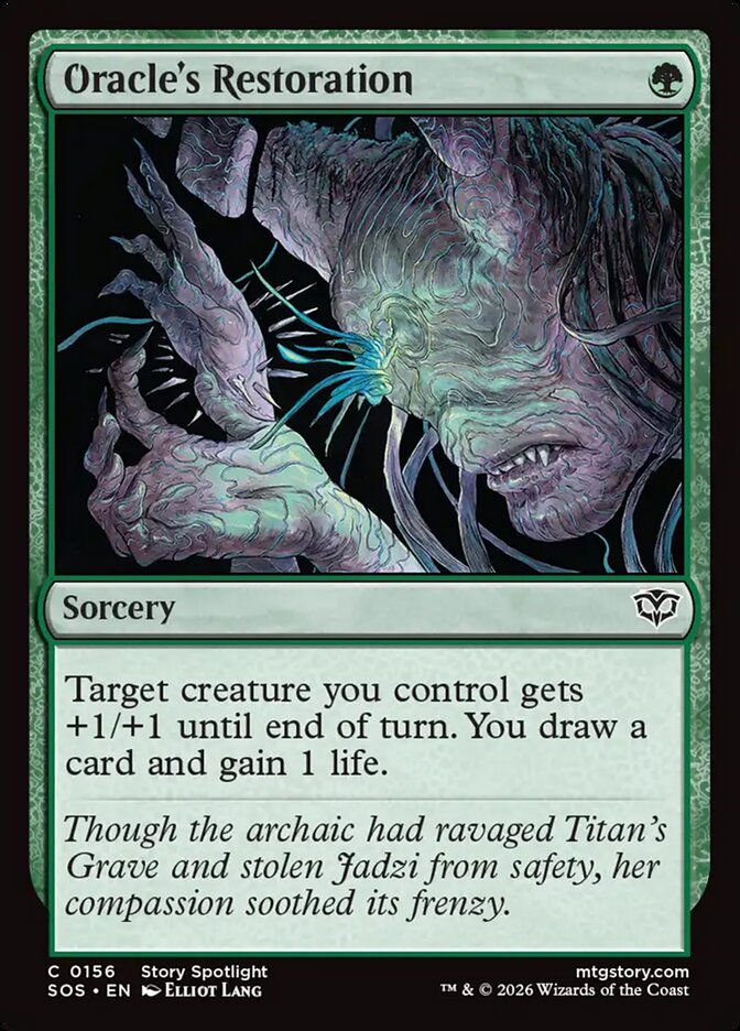 Oracle's Restoration front