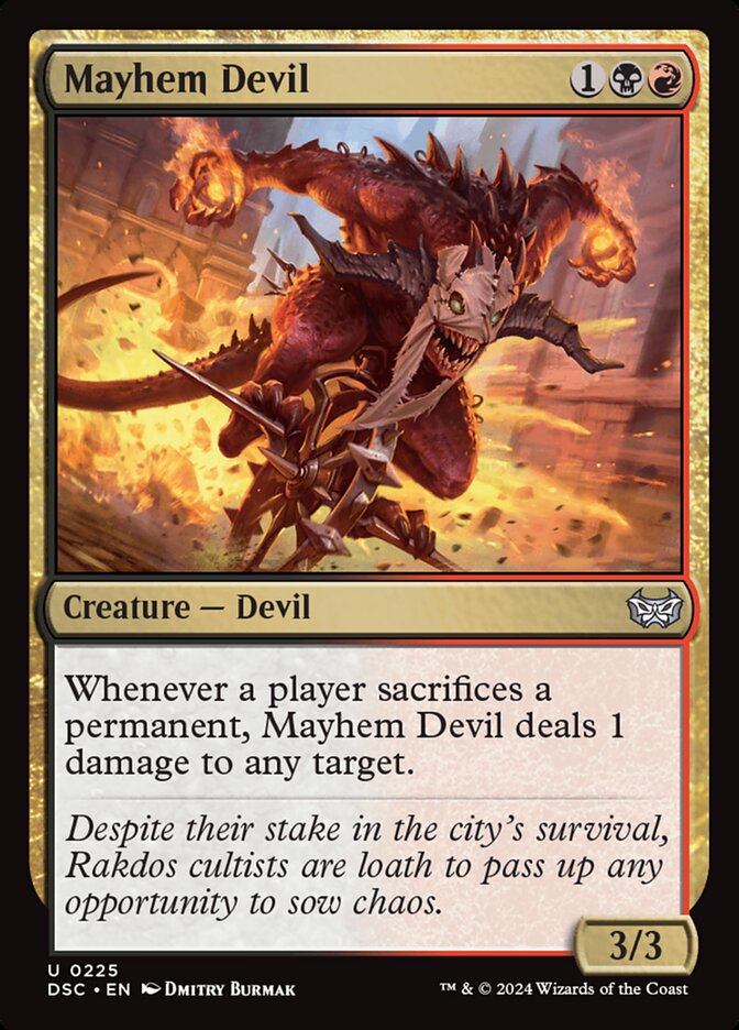 Mayhem Devil front