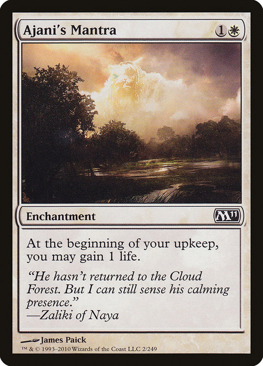 Ajani's Mantra front