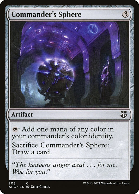 Commander's Sphere front