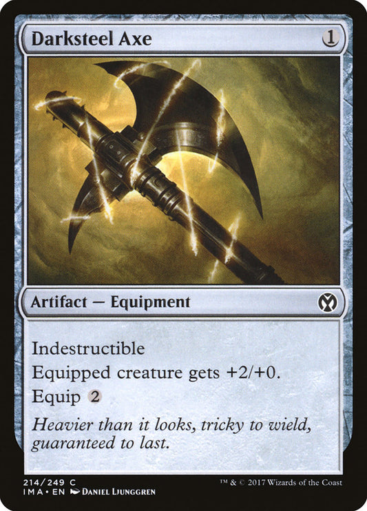Darksteel Axe front