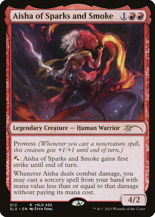 Aisha of Sparks and Smoke front
