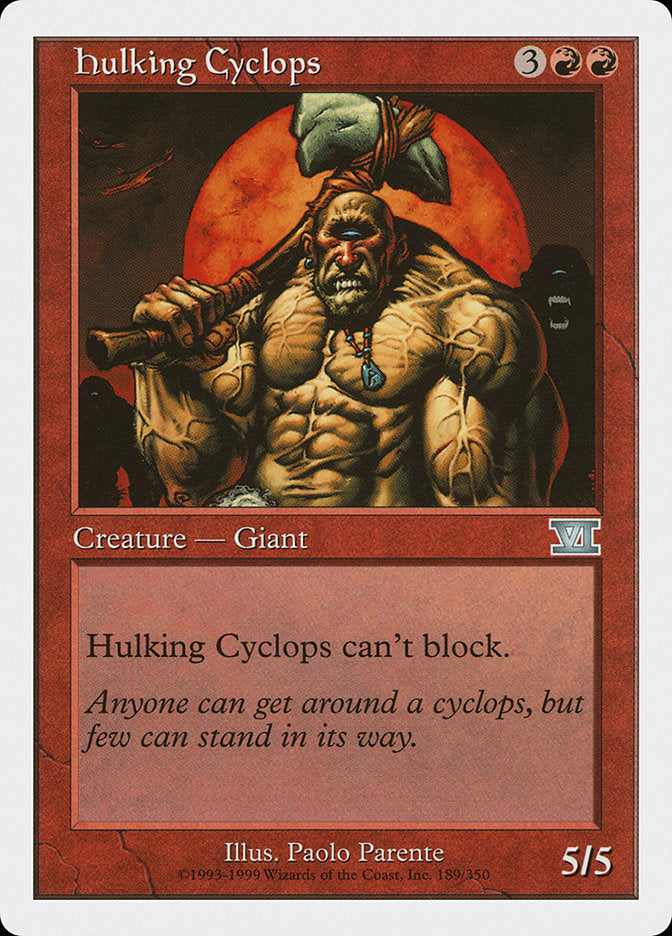 Hulking Cyclops front