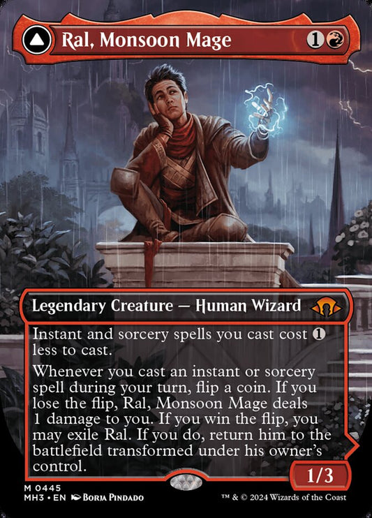 Ral, Monsoon Mage // Ral, Leyline Prodigy front