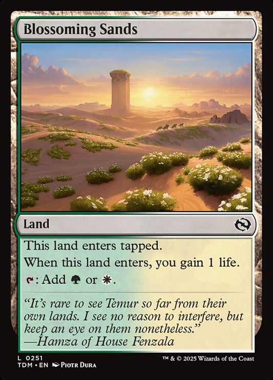 Blossoming Sands front