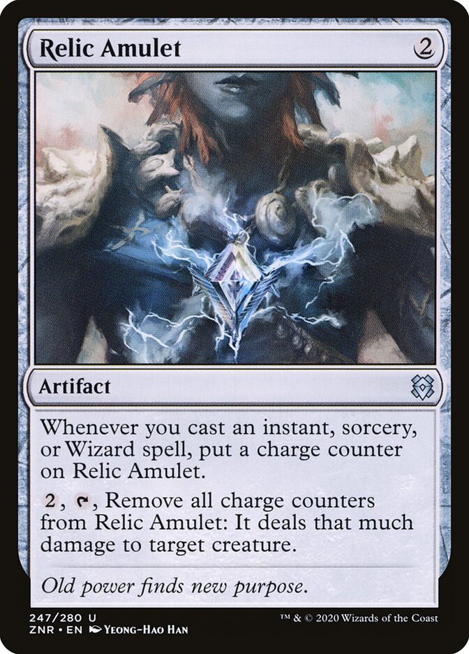 Relic Amulet front