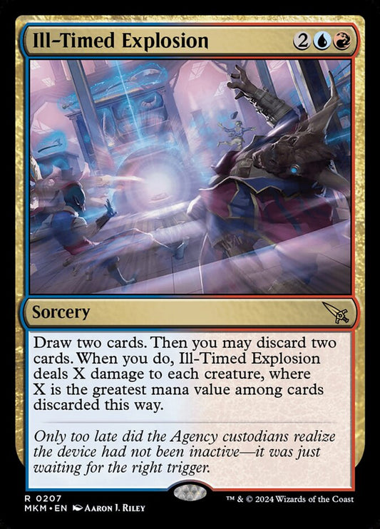 Ill-Timed Explosion front