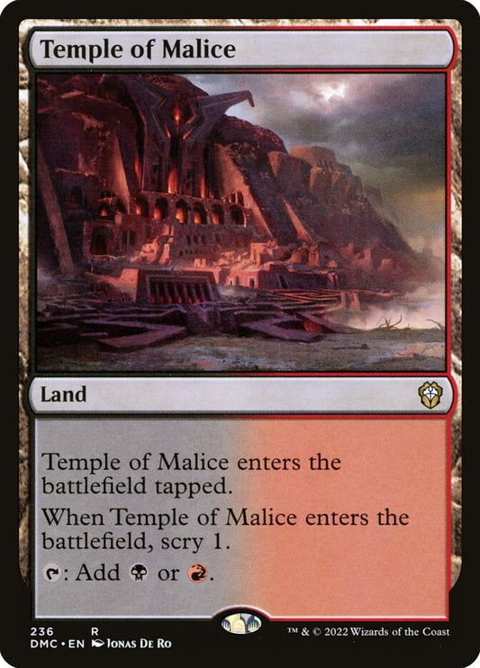 Temple of Malice front