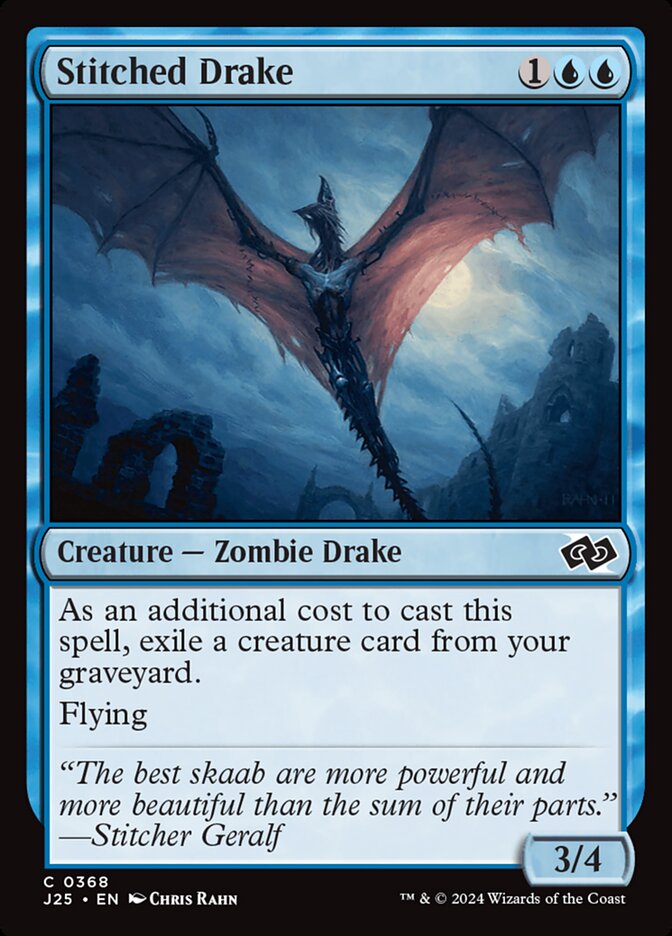 Stitched Drake front