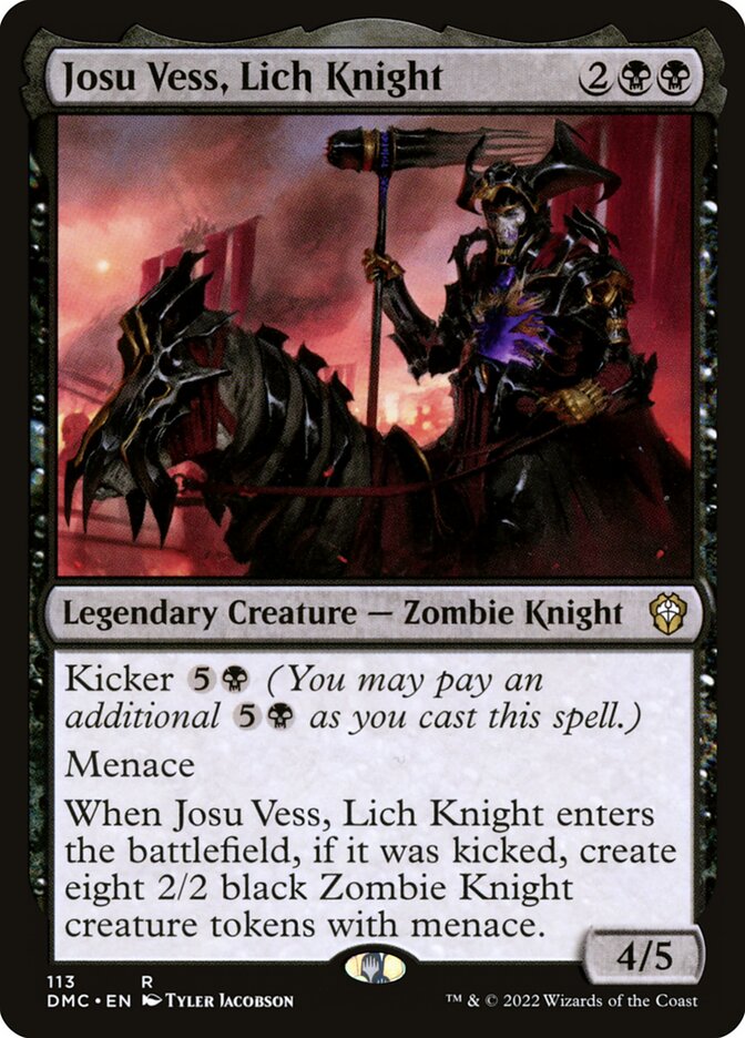 Josu Vess, Lich Knight front
