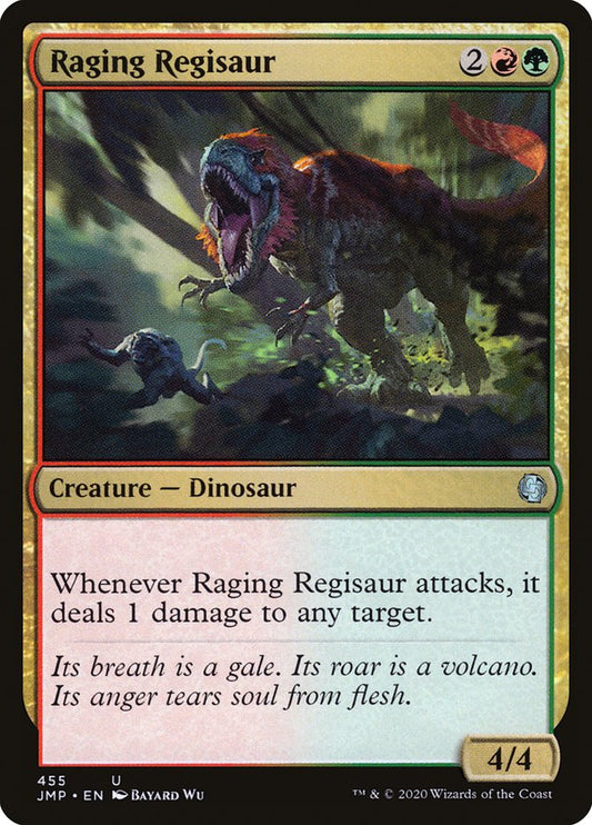 Raging Regisaur front