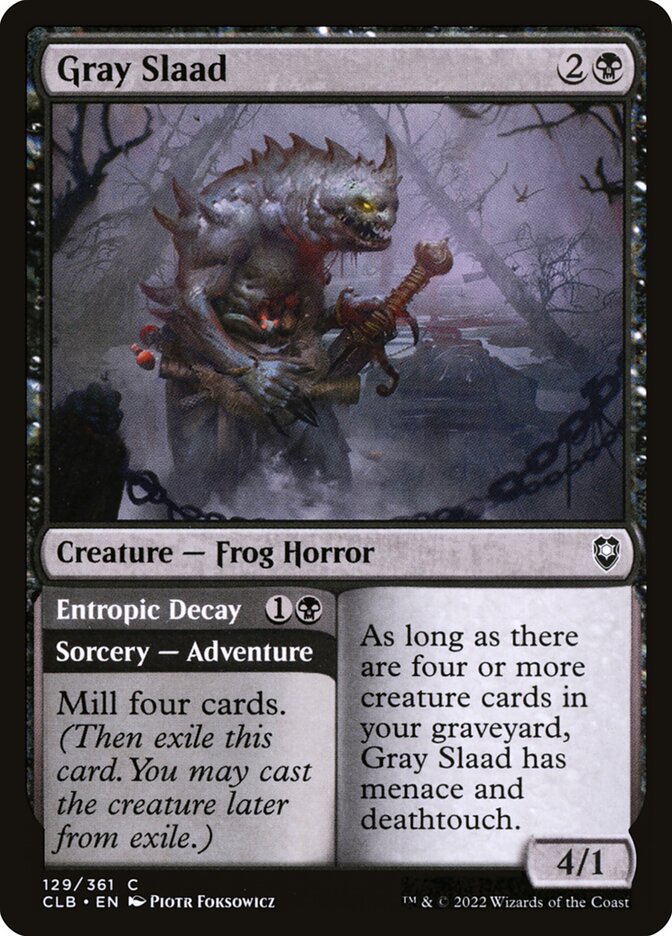 Gray Slaad // Entropic Decay front