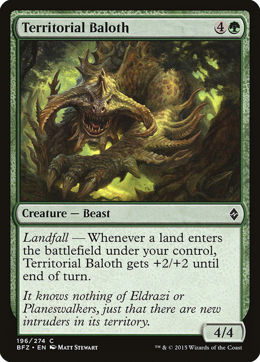 Territorial Baloth front