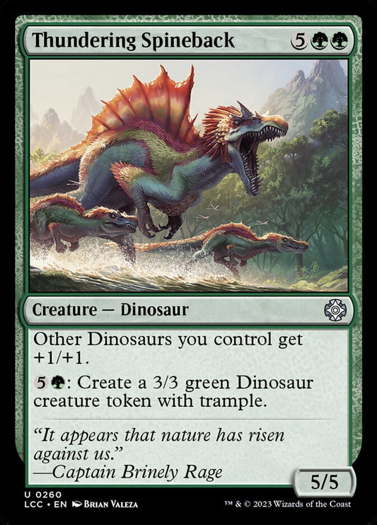 Thundering Spineback front