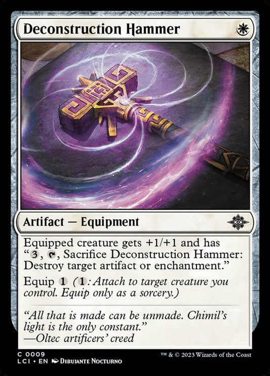Deconstruction Hammer front