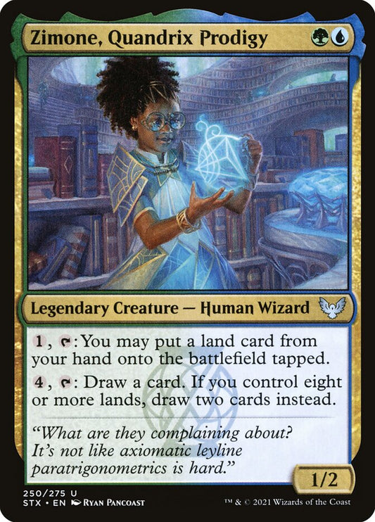 Zimone, Quandrix Prodigy front