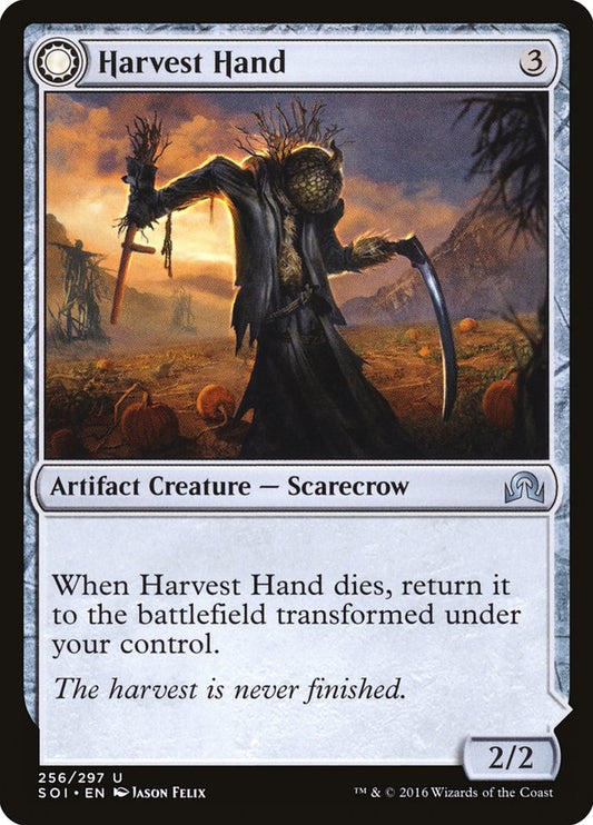 Harvest Hand // Scrounged Scythe front