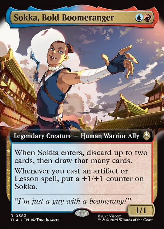 Sokka, Bold Boomeranger front