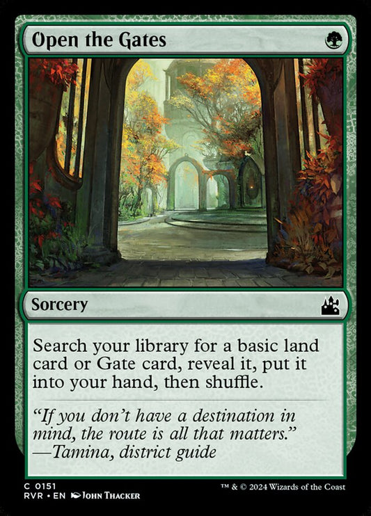 Open the Gates front