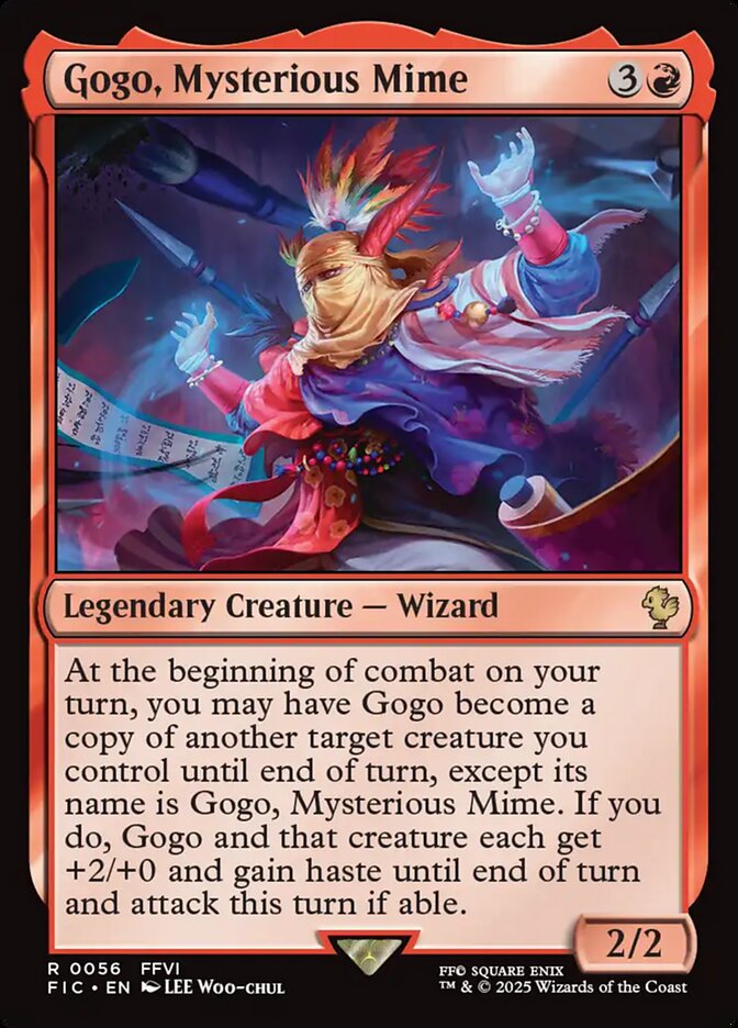 Gogo, Mysterious Mime front