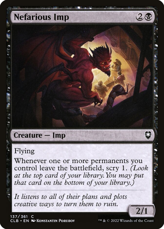 Nefarious Imp front