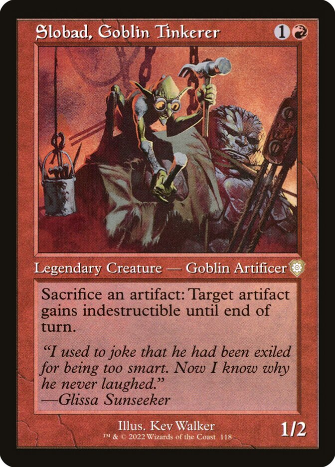 Slobad, Goblin Tinkerer front