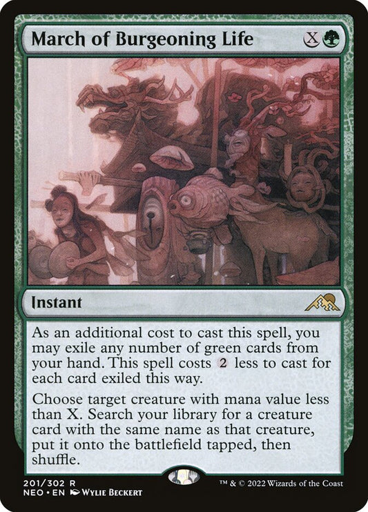 March of Burgeoning Life front
