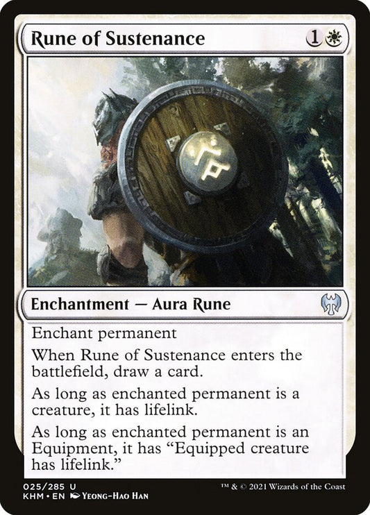 Rune of Sustenance front
