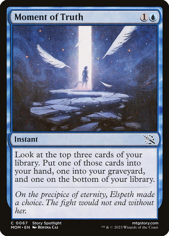 Moment of Truth front