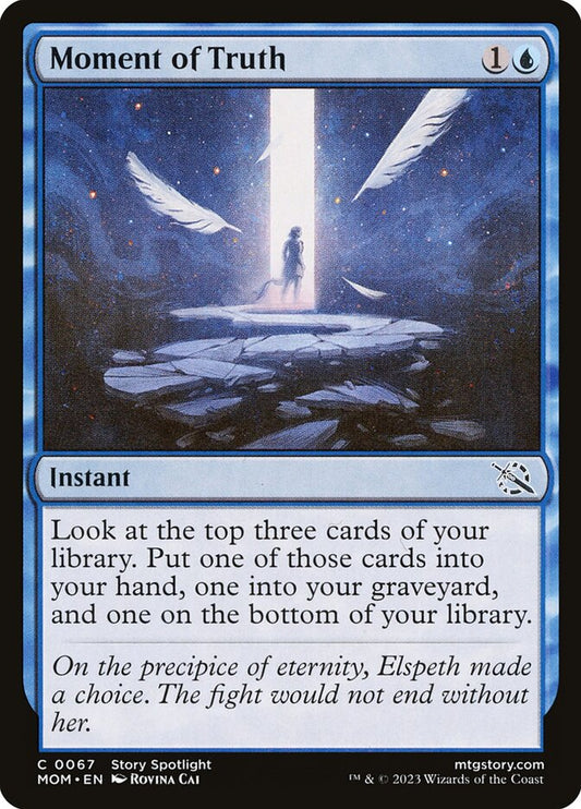 Moment of Truth front