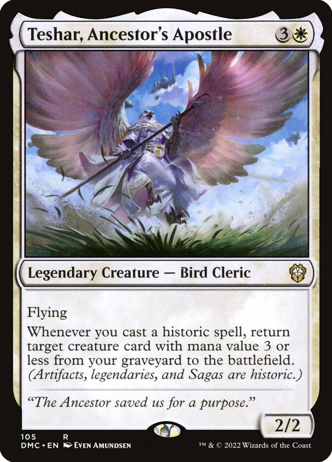 Teshar, Ancestor's Apostle front