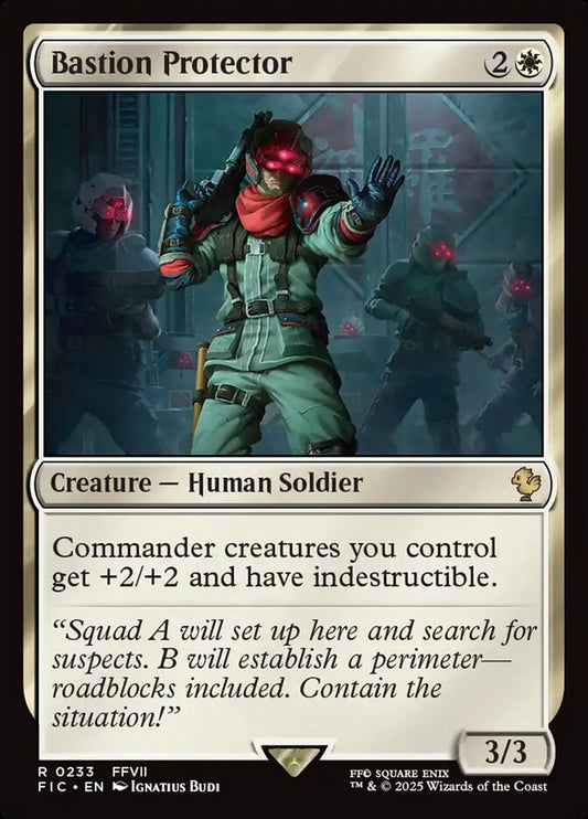 Bastion Protector front