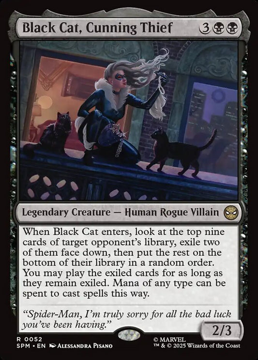 Black Cat, Cunning Thief front