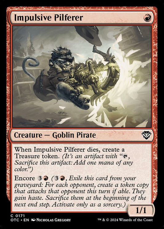 Impulsive Pilferer front