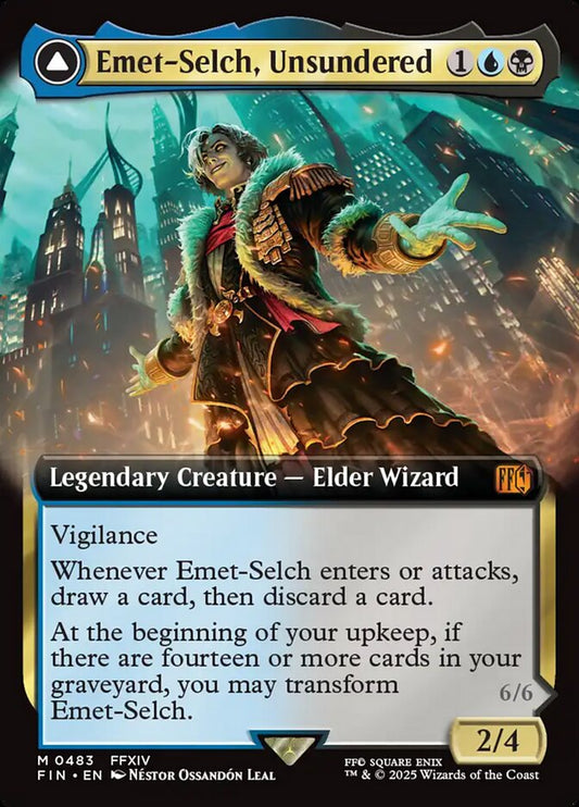 Emet-Selch, Unsundered // Hades, Sorcerer of Eld front