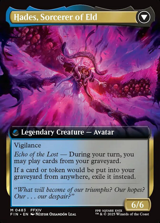 Emet-Selch, Unsundered // Hades, Sorcerer of Eld back