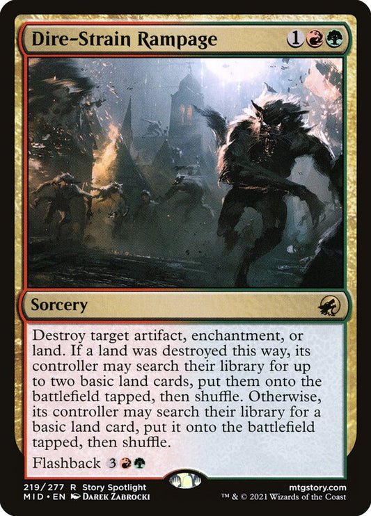 Dire-Strain Rampage front