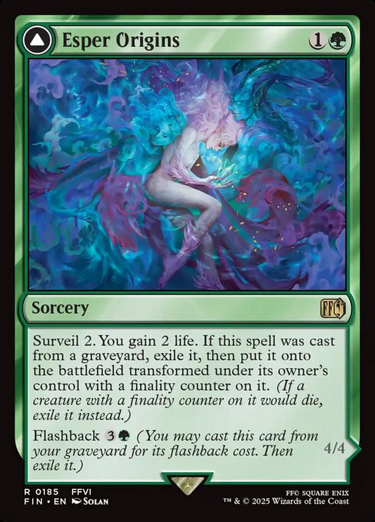 Esper Origins // Summon: Esper Maduin front