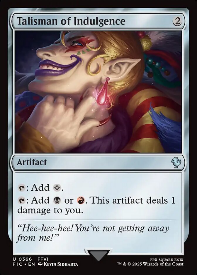 Talisman of Indulgence front